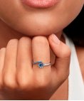 Pandora Disney Moana Ocean Wave Joia Anel Mulher 194641C01