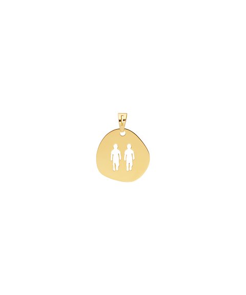 DonaZinda Família Dois Meninos Joia Pendente Colar Medalha Ouro 19.2K Mulher 194BE0006OO DonaZinda Família Dois Meninos Joia Pendente Colar Medalha Ouro 19.2K Mulher 194BE0006OO