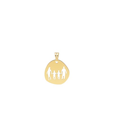 DonaZinda Família Pai Mãe e Dois Meninos Joia Pendente Colar Medalha Ouro 19.2K Mulher 194BE0006PMOO DonaZinda Família Pai Mãe e Dois Meninos Joia Pendente Colar Medalha Ouro 19.2K Mulher 194BE0006PMOO