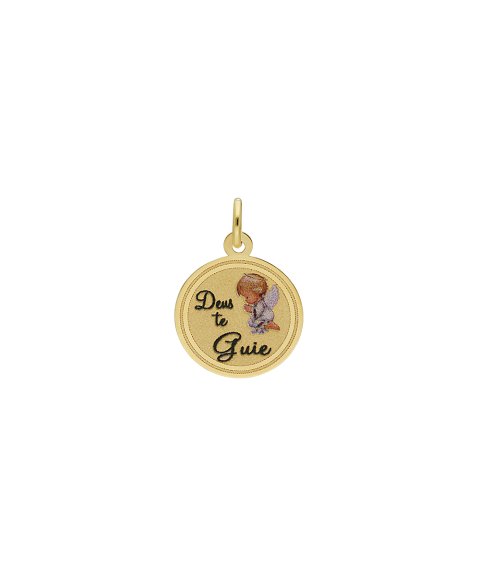 DonaZinda Deus Te Guie Joia Pendente Colar Medalha Ouro 19.2K 194BE034DGUIE DonaZinda Deus Te Guie Joia Pendente Colar Medalha Ouro 19.2K 194BE034DGUIE