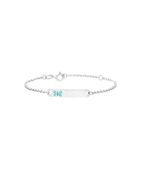 Pereirinha Borboleta Joia Pulseira Chapa Menina 194PU03002F Pereirinha Borboleta Joia Pulseira Chapa Menina 194PU03002F