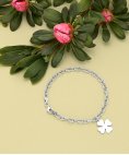 Pereirinha Trevo da Sorte Joia Pulseira Mulher 194PU14030