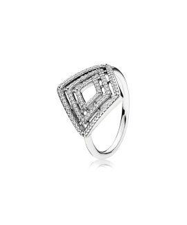 Pandora Geometric Lines Joia Anel Mulher 196210CZ