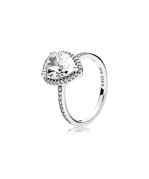 Pandora Radiant Teardrop Joia Anel Mulher 196251CZ