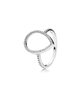 Pandora Teardrop Silhouette Joia Anel Mulher 196253CZ