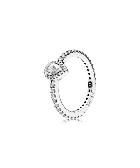 Pandora Radiant Teardrop Joia Anel Mulher 196254CZ