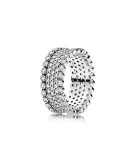 Pandora Lavish Sparkle Joia Anel Mulher 196313CZ