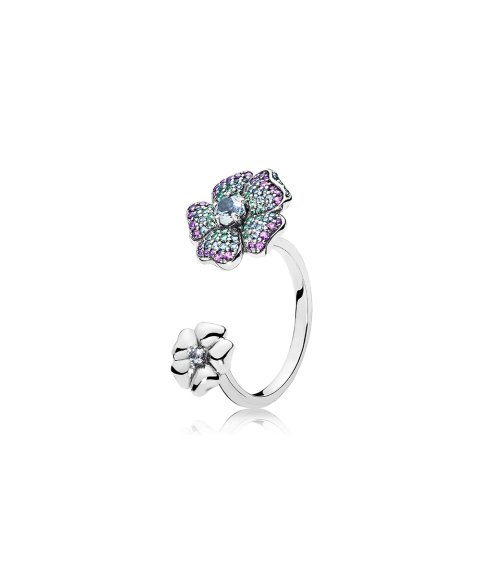 Pandora Glorious Blooms Joia Anel Mulher 197086NRPMX Pandora Glorious Blooms Joia Anel Mulher 197086NRPMX