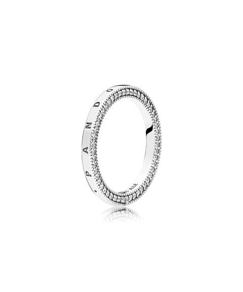 Pandora Signature Hearts of Pandora Joia Anel Mulher 197437CZ Pandora Signature Hearts of Pandora Joia Anel Mulher 197437CZ