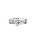 Pandora Sparkling Snowflake Joia Anel Mulher 199236C01