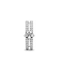 Pandora Sparkling Snowflake Joia Anel Mulher 199236C01