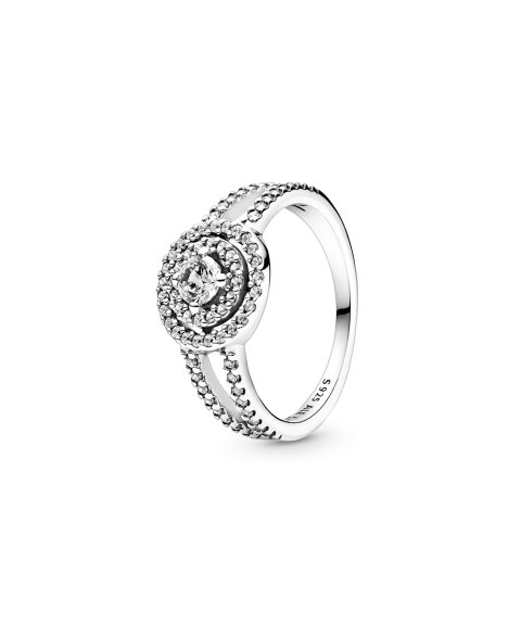 Pandora Sparkling Double Halo Joia Anel Mulher 199408C01 Pandora Sparkling Double Halo Joia Anel Mulher 199408C01