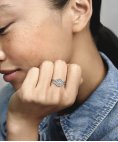 Pandora Sparkling Double Halo Joia Anel Mulher 199408C01 Pandora Sparkling Double Halo Joia Anel Mulher 199408C01