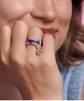Pandora ME Shocking Purple Joia Anel Mulher 199655C01