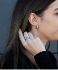 Pereirinha Celestial Joia Brincos Ouro 18K e Diamante Mulher 20253A 001