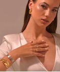 Salvatore Life in Gold Joia Brincos Mulher 256A0054