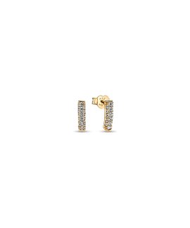 Pandora Shine Timeless Pavé Single-row Joia Brincos Mulher 262626C01