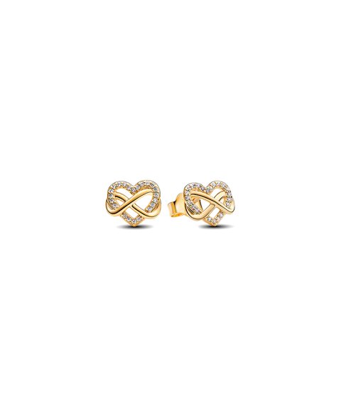 Pandora Shine Sparkling Infinity Heart Joia Brincos Mulher 262667C01 Pandora Shine Sparkling Infinity Heart Joia Brincos Mulher 262667C01