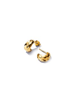 Pandora Essence Rippled Open Hoop Joia Brincos Mulher 263873C00
