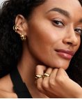 Pandora Essence Rippled Hoop Joia Brincos Mulher 263874C00 Pandora Essence Rippled Hoop Joia Brincos Mulher 263874C00