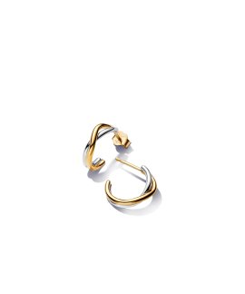 Pandora Essence Organically Shaped Open Hoop Joia Brincos Mulher 263880C00