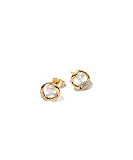 Pandora Essence Organically Shaped Joia Brincos Mulher 264662C01