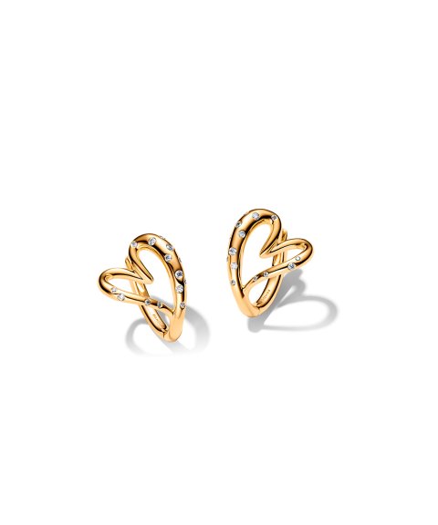 Pandora Essence Organically Shaped Heart Joia Brincos Mulher 264664C01