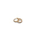 Pandora Beaded Huggie Joia Brincos Mulher 264823C01