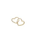 Pandora Asymmetrical Heart Hoop Joia Brincos Mulher 268307C00