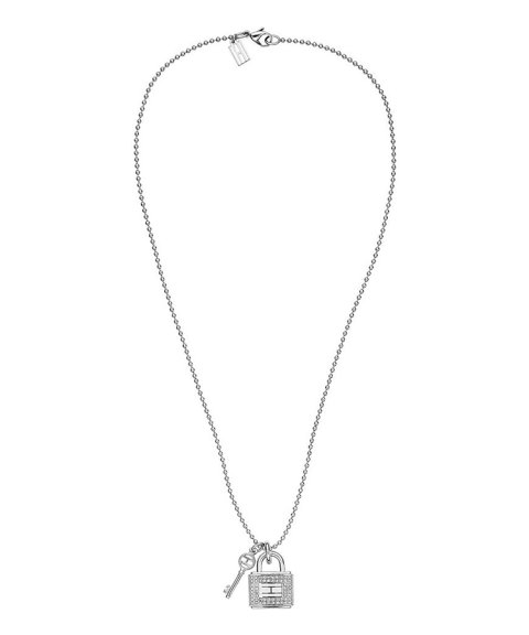 Tommy Hilfiger Pave Lock Colar Classic Signature Mulher 2700423 Tommy Hilfiger Pave Lock Colar Classic Signature Mulher 2700423