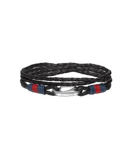 Tommy Hilfiger Stacked Leather Joia Pulseira Homem 2700534