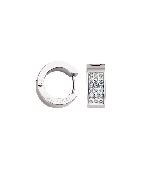 Tommy Hilfiger Pave Joia Brincos Classic Signature Mulher 2700572 Tommy Hilfiger Pave Joia Brincos Classic Signature Mulher 2700572