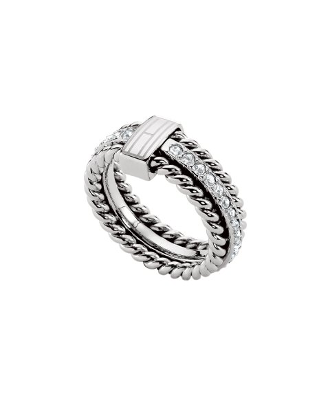 Tommy Hilfiger Rope and Stone Joia Anel Classic Signature Mulher 2700582 Tommy Hilfiger Rope and Stone Joia Anel Classic Signature Mulher 2700582