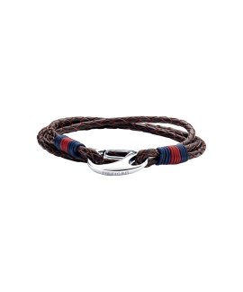 Tommy Hilfiger Stacked Leather Joia Pulseira Homem 2700606