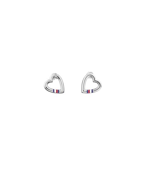 Tommy Hilfiger Open Heart Stud Joia Brincos Classic Signature Mulher 2700909 Tommy Hilfiger Open Heart Stud Joia Brincos Classic Signature Mulher 2700909