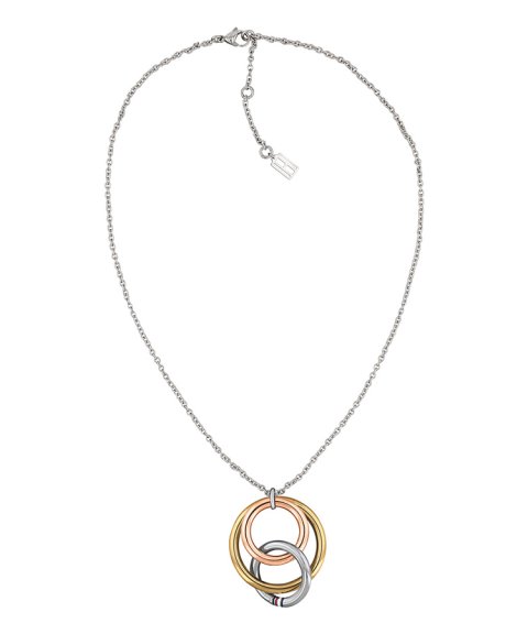Tommy Hilfiger Tri-Color Circle Joia Colar Mulher 2701077 Tommy Hilfiger Tri-Color Circle Joia Colar Mulher 2701077