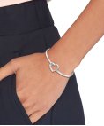 Tommy Hilfiger Minimal Hearts Joia Pulseira Bangle Mulher 2780754 Tommy Hilfiger Minimal Hearts Joia Pulseira Bangle Mulher 2780754