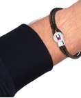 Tommy Hilfiger Bruce Leather Joia Pulseira 2790655 Tommy Hilfiger Bruce Leather Joia Pulseira 2790655