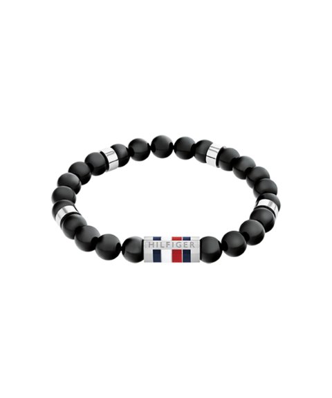 Tommy Hilfiger Beads Onyx Joia Pulseira Homem 2790712
