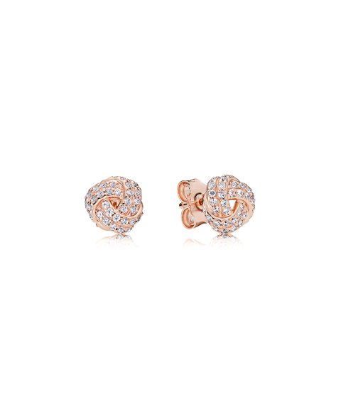 Pandora Rose Sparkling Love Knot Joia Brincos Mulher 280696CZ Pandora Rose Sparkling Love Knot Joia Brincos Mulher 280696CZ