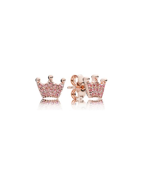 Pandora Rose Enchanted Crowns Joia Brincos Mulher 287127NPO Pandora Rose Enchanted Crowns Joia Brincos Mulher 287127NPO