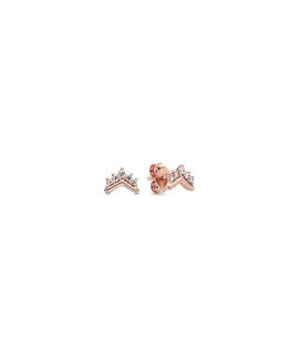 Pandora Rose Tiara Wishbone Joia Brincos Mulher 288274CZ
