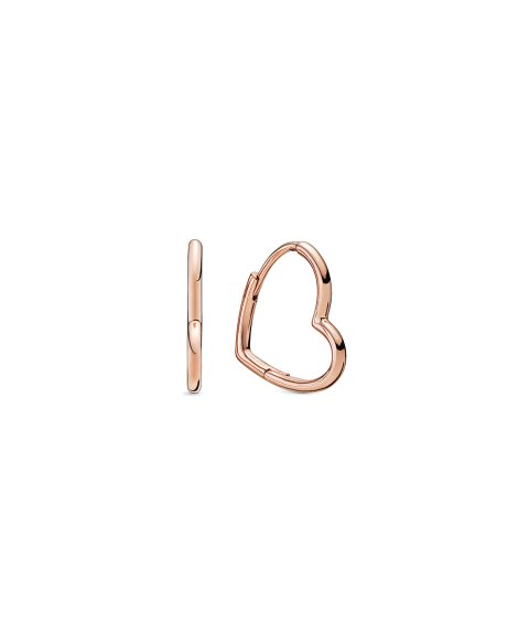 Pandora Rose Asymmetric Hearts of Love Joia Brincos Mulher 288307 Pandora Rose Asymmetric Hearts of Love Joia Brincos Mulher 288307