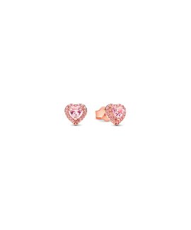 Pandora Elevated Heart Joia Brincos Mulher 288427C02