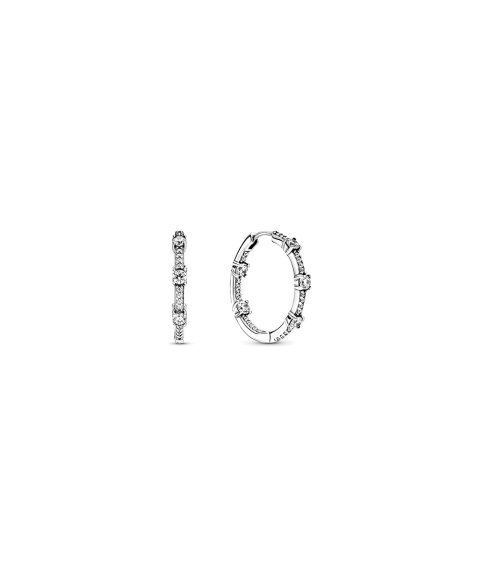 Pandora Sparkling Pavé Bars Joia Brincos Mulher 290043C01 Pandora Sparkling Pavé Bars Joia Brincos Mulher 290043C01