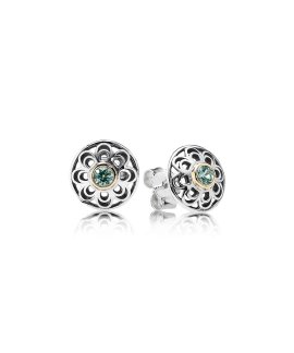 Pandora Precious Heritage Lace Joia Brincos Mulher 290542SSG