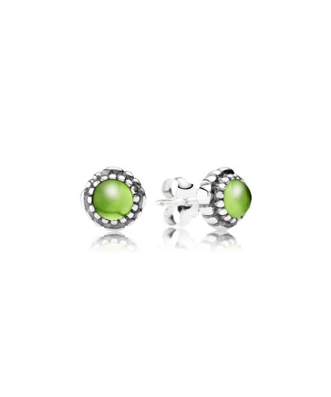 Pandora August Birthstone Joia Brincos Mulher 290543PE