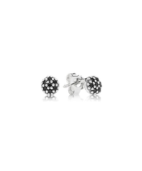 Pandora Black Pavé Joia Brincos Mulher 290544NCK