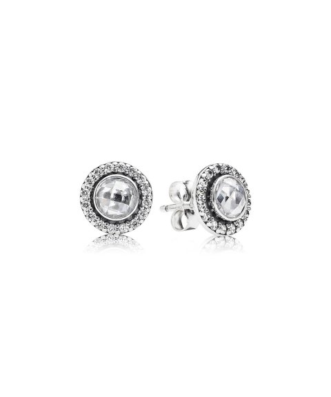 Pandora Statement Sparkling Joia Brincos Mulher 290553CZ