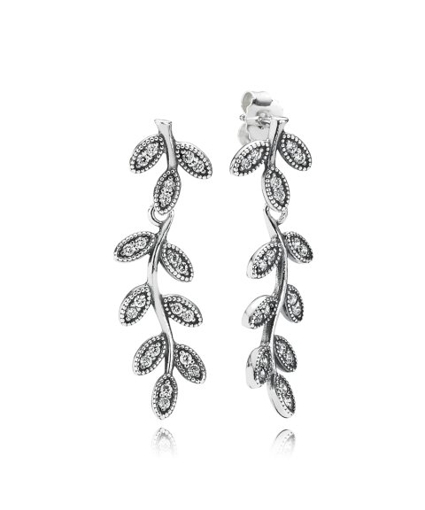 Pandora Sparkling Leaves Joia Brincos Mulher 290565CZ Pandora Sparkling Leaves Joia Brincos Mulher 290565CZ